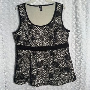 Knit over cream fabric